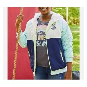 Justice reversible Sherpa jacket